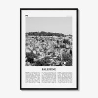 Palestine Print Black and White No 1, Palestine Wall Art, Palestine Poster, Palestine Photo, دولة فلسطين Jerusalem, Gaza, Middle East