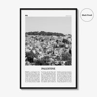 Palestine Print Black and White No 1, Palestine Wall Art, Palestine Poster, Palestine Photo, دولة فلسطين Jerusalem, Gaza, Middle East