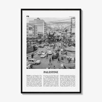 Palestine Print Black and White No 2, Palestine Wall Art, Palestine Poster, Palestine Photo, دولة فلسطين Jerusalem, Gaza, Middle East