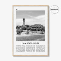 Palm Beach County Print Black and White, Palm Beach Wall Art, Palm Beach Poster, Palm Beach Photo, Palm Beach Wall Décor, Palm Beach Map