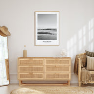 Palm Beach, Florida Portrait B&W Poster