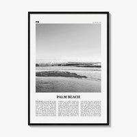 Palm Beach Print Black and White Florida, Palm Beach Wall Art, Palm Beach Poster, Palm Beach Photo, Palm Beach Décor, United States
