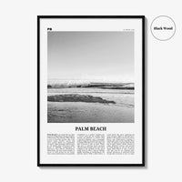 Palm Beach Print Black and White Florida, Palm Beach Wall Art, Palm Beach Poster, Palm Beach Photo, Palm Beach Décor, United States