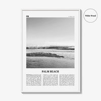 Palm Beach Print Black and White Florida, Palm Beach Wall Art, Palm Beach Poster, Palm Beach Photo, Palm Beach Décor, United States