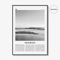 Palm Beach Print Black and White Florida, Palm Beach Wall Art, Palm Beach Poster, Palm Beach Photo, Palm Beach Décor, United States