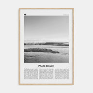 Palm Beach, Florida Travel B&W Poster