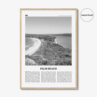 Palm Beach Print Black and White New South Wales, Palm Beach Wall Art, Palm Beach Poster, Palm Beach Photo, Palm Beach Décor, Australia