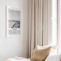 Palm Beach Print Black and White Queensland, Palm Beach Wall Art, Palm Beach Poster, Palm Beach Photo, Palm Beach Wall Décor, Australia