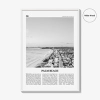 Palm Beach Print Black and White Queensland, Palm Beach Wall Art, Palm Beach Poster, Palm Beach Photo, Palm Beach Wall Décor, Australia