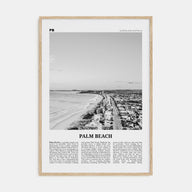Palm Beach, Queensland Travel B&W Poster