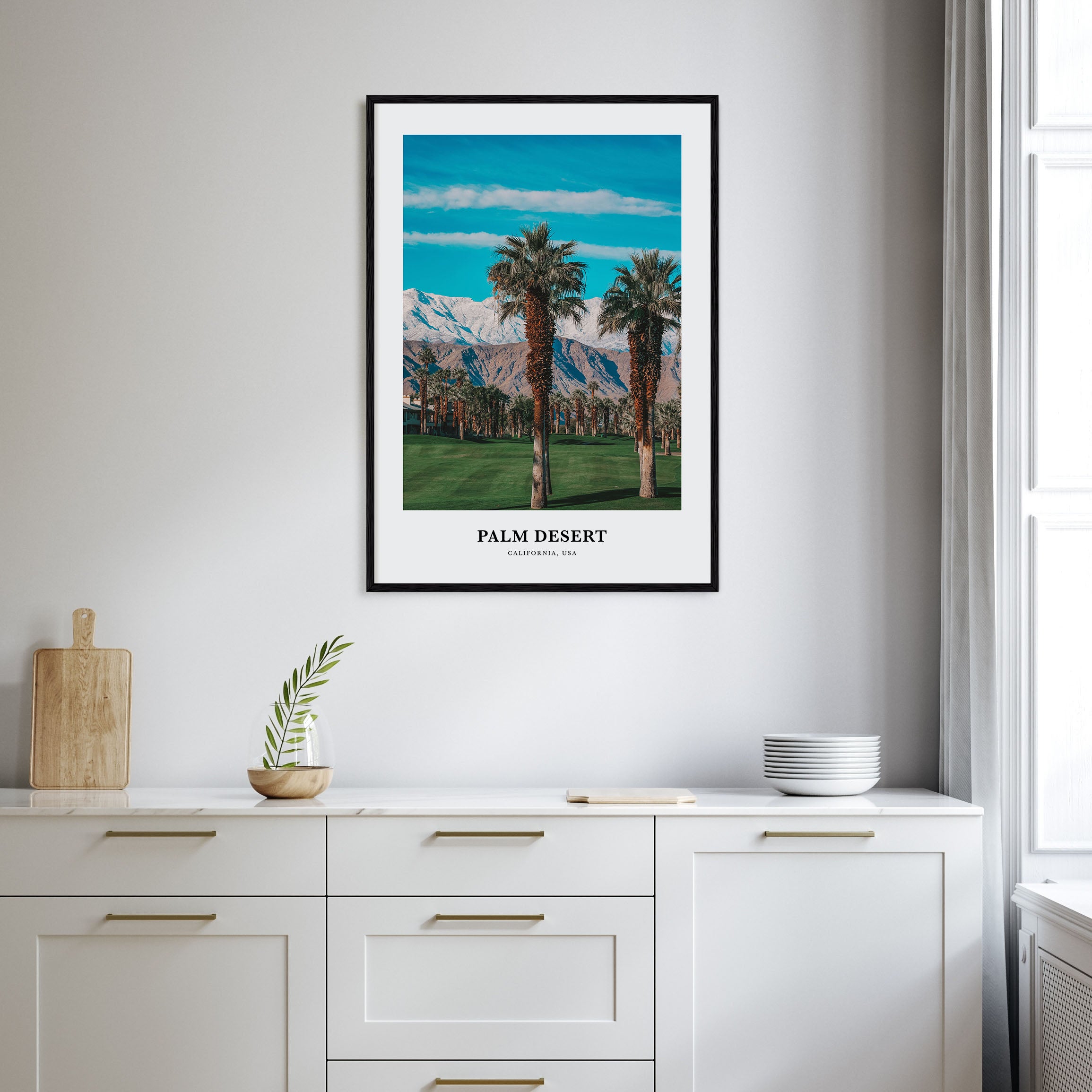 Palm Desert Portrait Color Poster