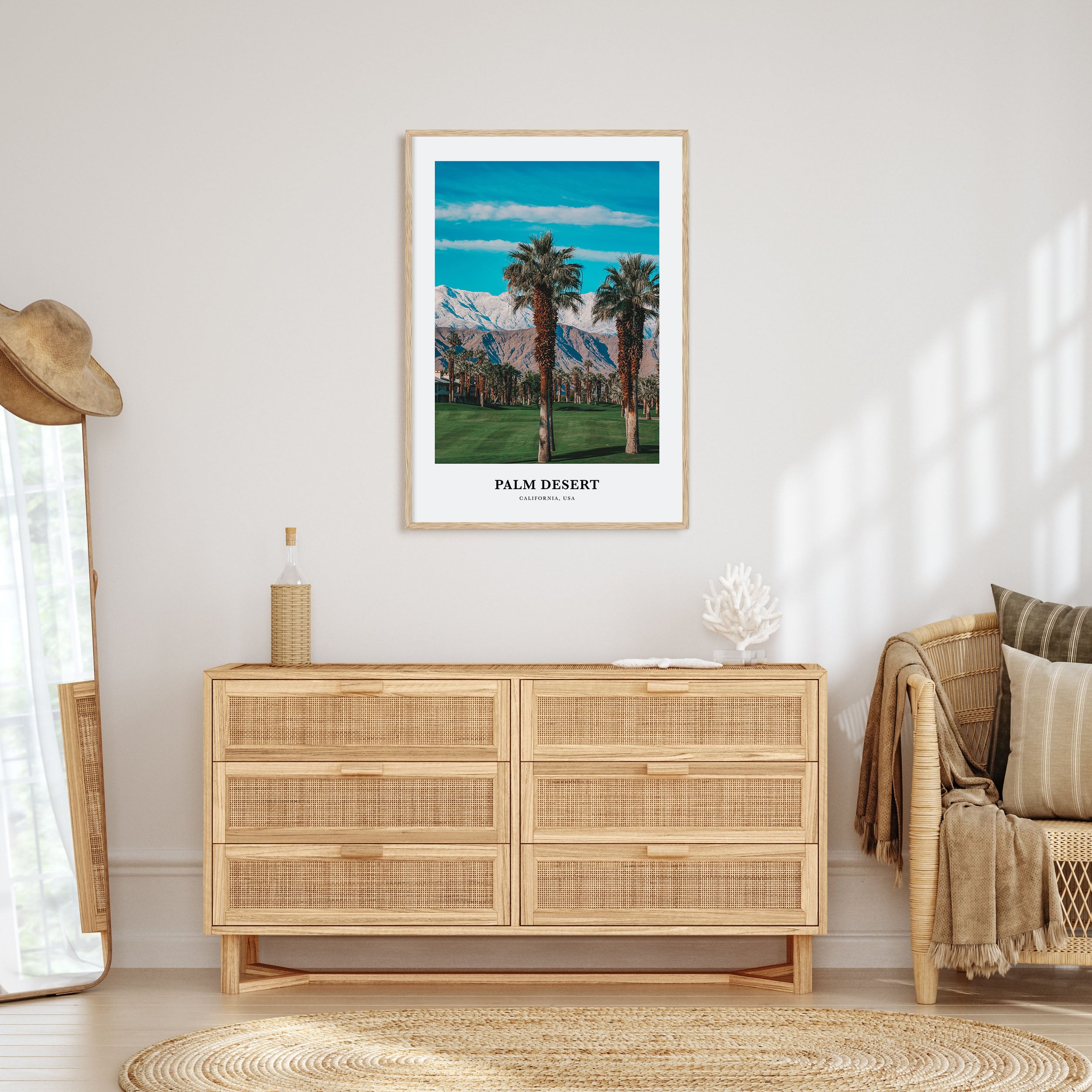 Palm Desert Portrait Color Poster