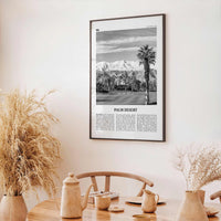 Palm Desert Print Black and White, Palm Desert Wall Art, Palm Desert Poster, Palm Desert Photo, Palm Desert Wall Décor, California, USA