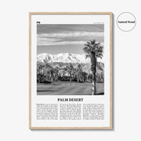 Palm Desert Print Black and White, Palm Desert Wall Art, Palm Desert Poster, Palm Desert Photo, Palm Desert Wall Décor, California, USA