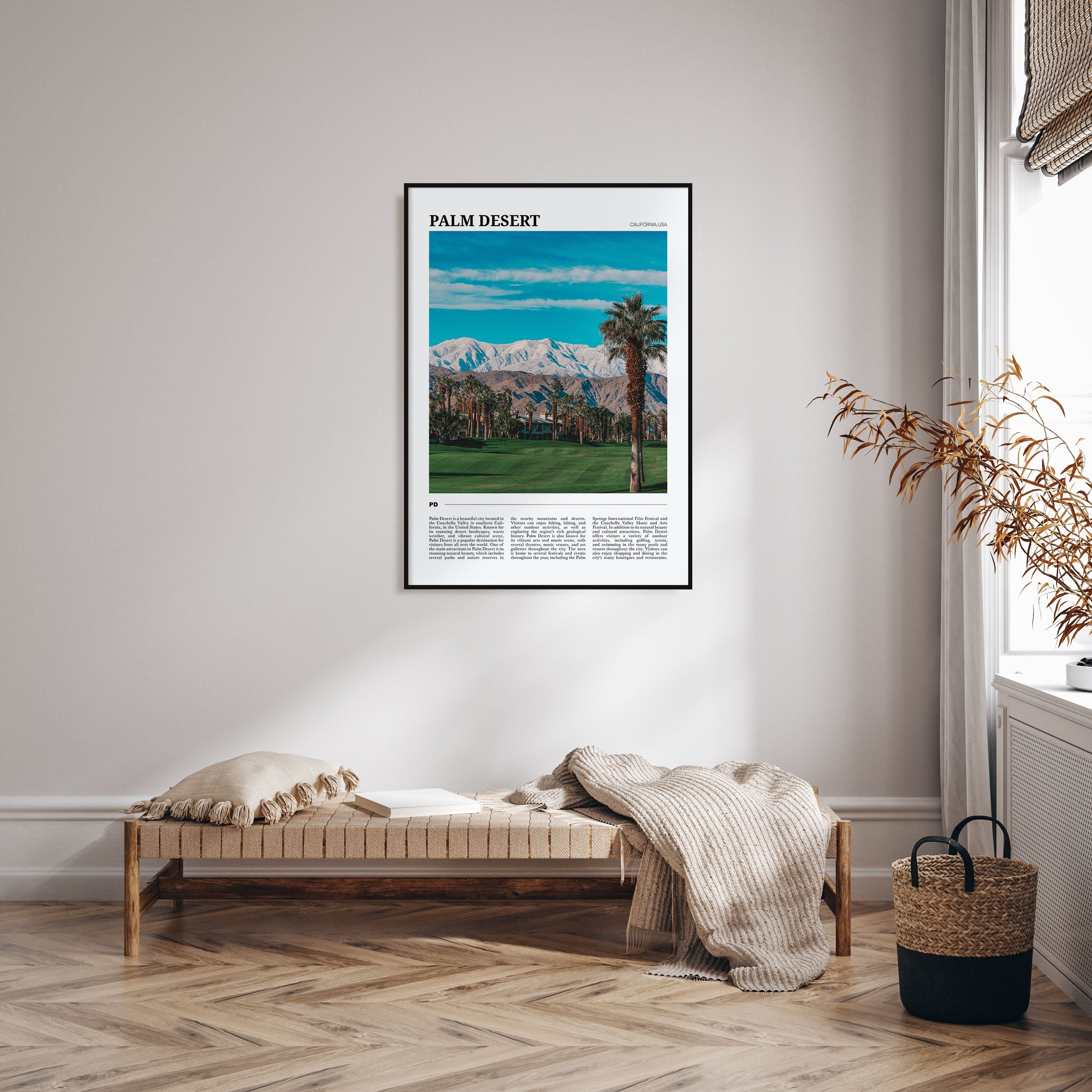 Palm Desert Travel Color Poster