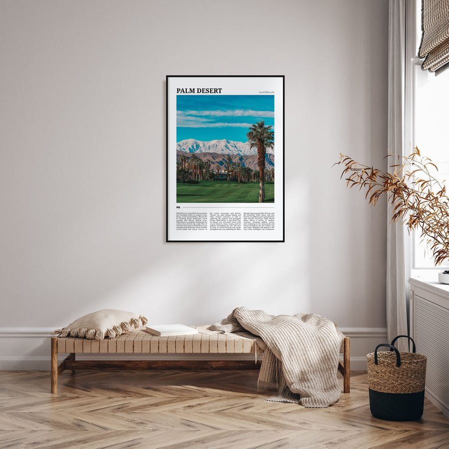 Palm Desert Travel Color Poster