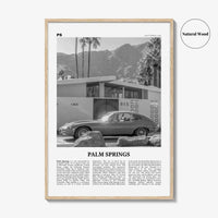 Palm Springs Print Black and White No 2, Palm Springs Wall Art, Palm Springs Poster, Palm Springs, California, USA, United States