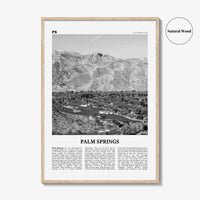 Palm Springs Print Black and White No 3, Palm Springs Wall Art, Palm Springs Poster, Palm Springs, California, USA, United States