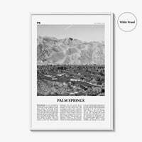 Palm Springs Print Black and White No 3, Palm Springs Wall Art, Palm Springs Poster, Palm Springs, California, USA, United States