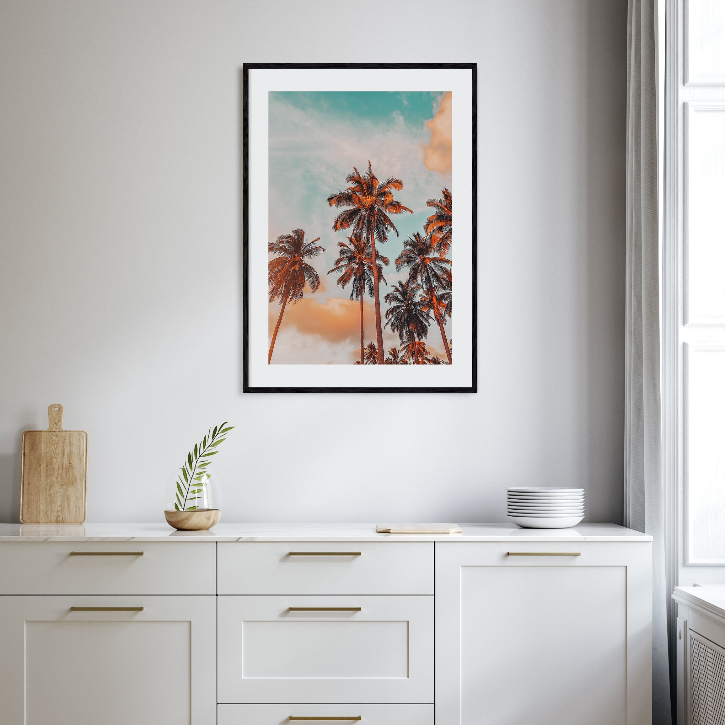 Palm Trees Photo Color No 10 Poster