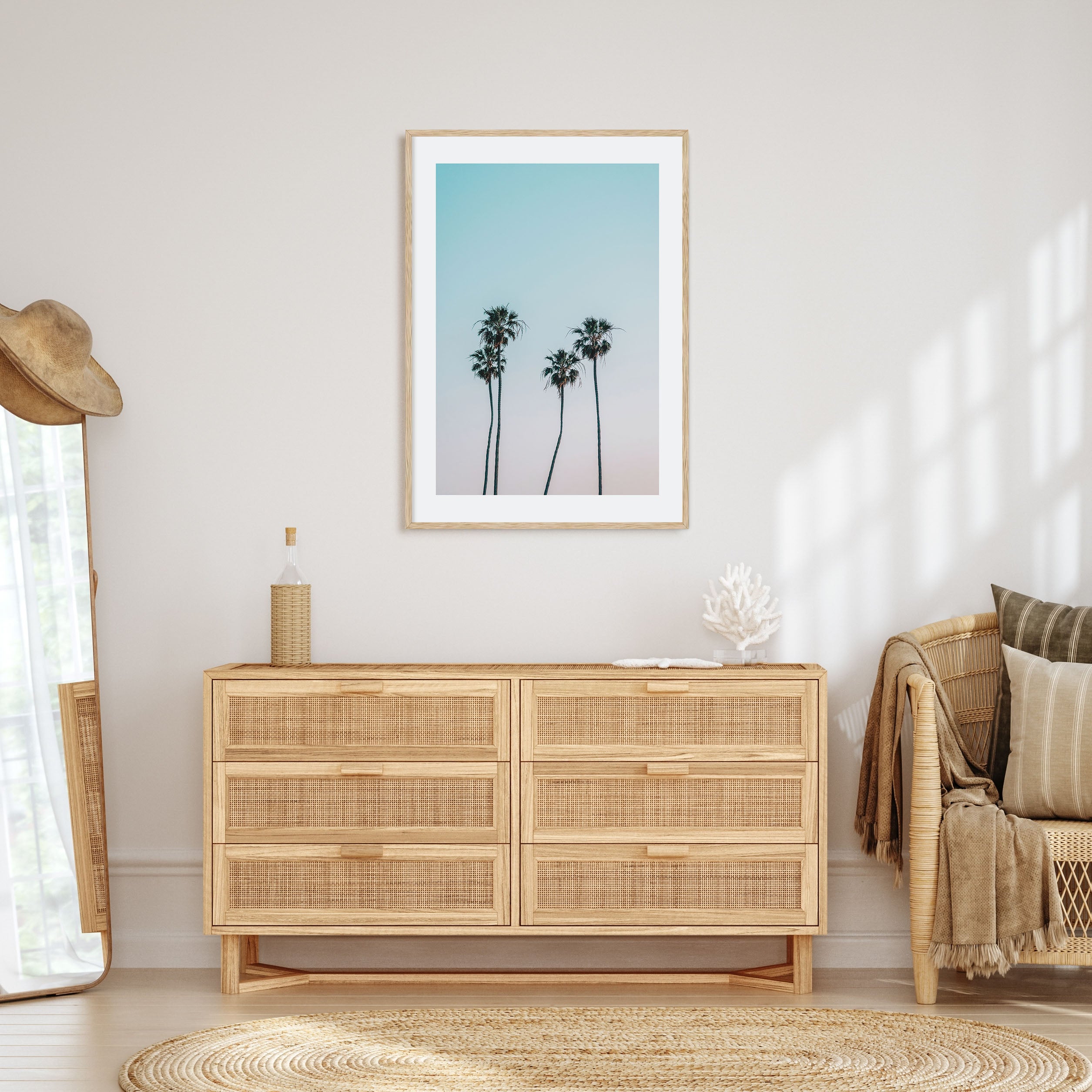 Palm Trees Photo Color No 1 Poster