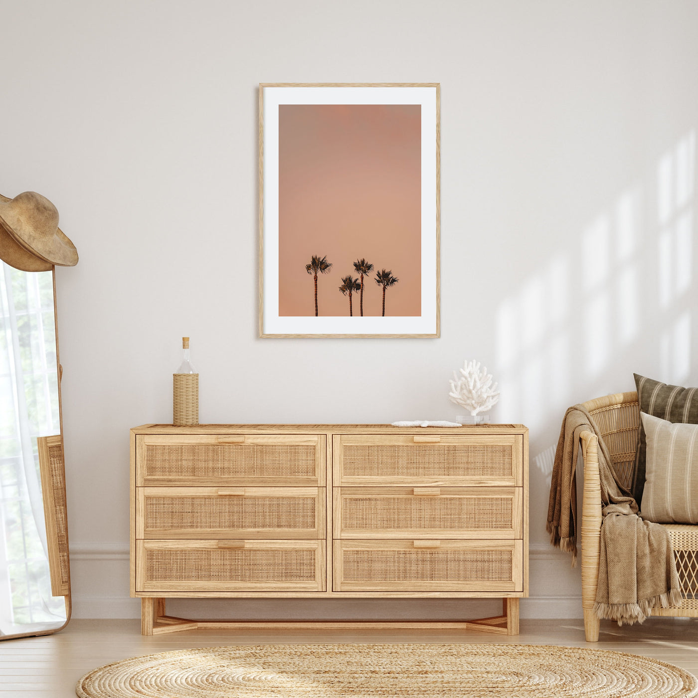 Palm Trees Photo Color No 6 Poster