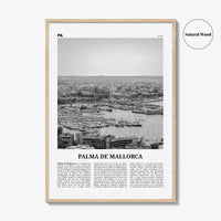 Palma de Mallorca Print Black and White No 1, Palma de Mallorca Print, Palma Wall Art, Palma Poster, Palma Photo, Spain, Majorca, España