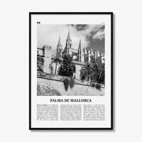 Palma de Mallorca Print Black and White No 2, Palma de Mallorca Print, Palma Wall Art, Palma Poster, Palma Photo, Spain, Majorca España