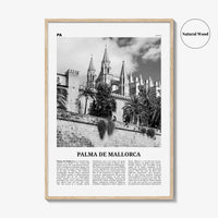 Palma de Mallorca Print Black and White No 2, Palma de Mallorca Print, Palma Wall Art, Palma Poster, Palma Photo, Spain, Majorca España