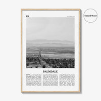 Palmdale Print Black and White, Palmdale Wall Art, Palmdale Poster, Palmdale Photo, Palmdale Wall Decor, California, USA, United States