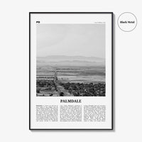 Palmdale Print Black and White, Palmdale Wall Art, Palmdale Poster, Palmdale Photo, Palmdale Wall Decor, California, USA, United States