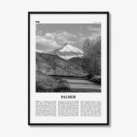 Palmer Print Black and White, Palmer Wall Art, Palmer Poster, Palmer Photo, Palmer Wall Décor, Palmer Map, United States