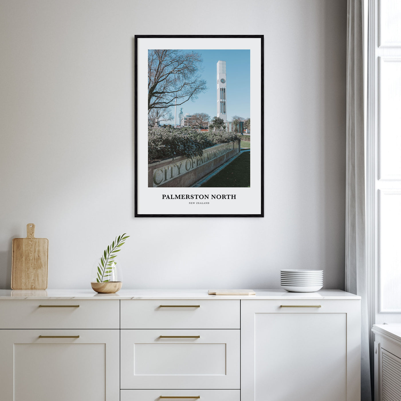 Palmerston North Portrait Color Poster