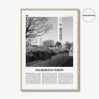 Palmerston North Print Black and White, Palmerston North Wall Art, Palmerston North Poster, Palmerston North Photo, Wall Décor, North Map