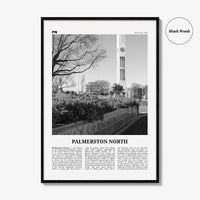 Palmerston North Print Black and White, Palmerston North Wall Art, Palmerston North Poster, Palmerston North Photo, Wall Décor, North Map