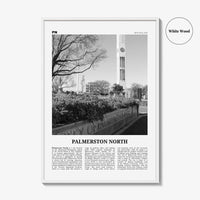 Palmerston North Print Black and White, Palmerston North Wall Art, Palmerston North Poster, Palmerston North Photo, Wall Décor, North Map
