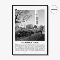 Palmerston North Print Black and White, Palmerston North Wall Art, Palmerston North Poster, Palmerston North Photo, Wall Décor, North Map