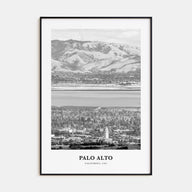 Palo Alto Portrait B&W Poster