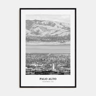 Palo Alto Portrait B&W Poster