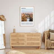 Pamplona Travel Color Poster