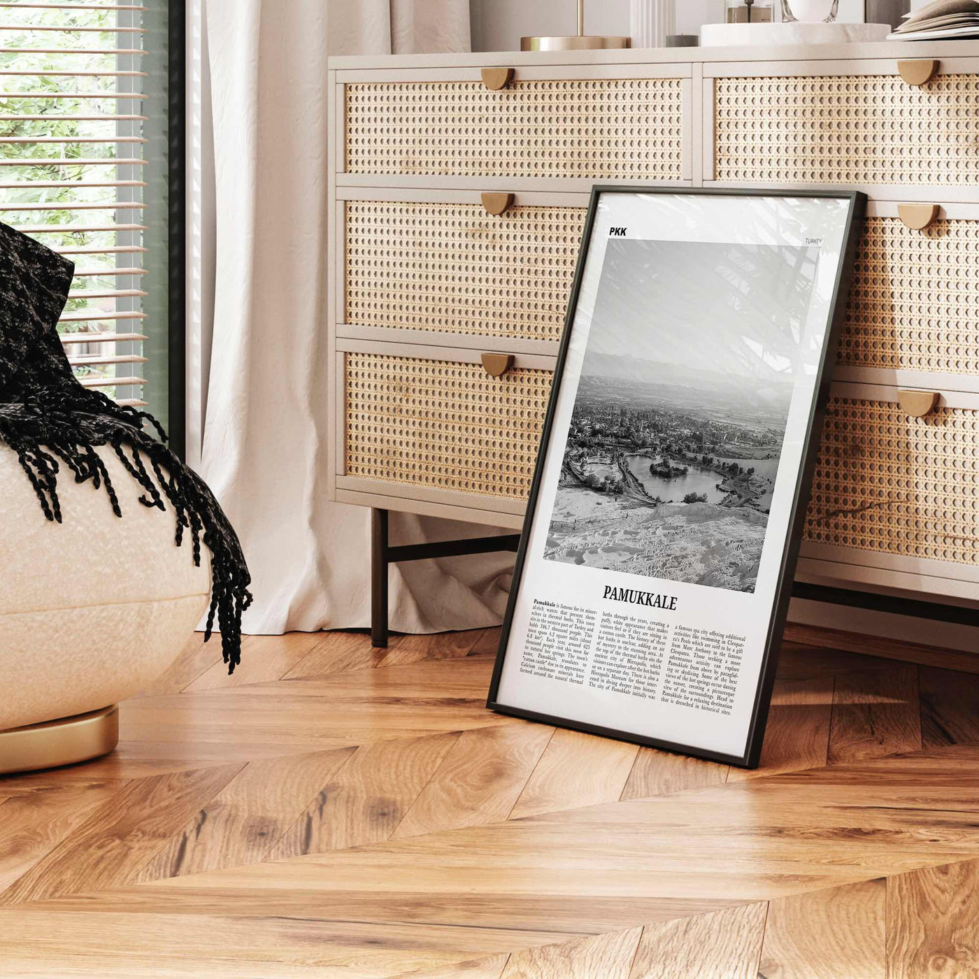 Pamukkale Print Black and White, Pamukkale Wall Art, Pamukkale Poster, Pamukkale Photo, Pamukkale Wall Décor, Pamukkale Map, Turkey