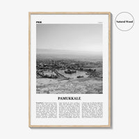 Pamukkale Print Black and White, Pamukkale Wall Art, Pamukkale Poster, Pamukkale Photo, Pamukkale Wall Décor, Pamukkale Map, Turkey