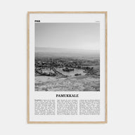 Pamukkale Travel B&W Poster
