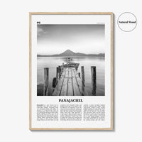 Panajachel Print Black and White, Panajachel Wall Art, Panajachel Poster, Panajachel Photo, Panajachel Wall Décor, Panajachel Map, Guatemala