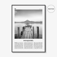 Panajachel Print Black and White, Panajachel Wall Art, Panajachel Poster, Panajachel Photo, Panajachel Wall Décor, Panajachel Map, Guatemala