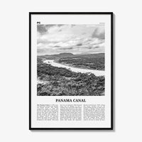 Panama Canal Print Black and White, Panama Canal Wall Art, Panama Canal Poster Panama Canal Photo Panama Canal Décor Panama Canal Map Panama