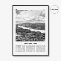 Panama Canal Print Black and White, Panama Canal Wall Art, Panama Canal Poster Panama Canal Photo Panama Canal Décor Panama Canal Map Panama