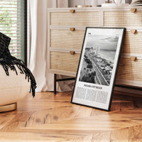 Panama City Beach Print Black and White Florida, Panama City Beach Wall Art, Panama City Beach Poster, Panama City Beach Photo, USA