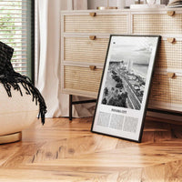 Panama City Print Black and White Florida, Panama City Wall Art, Panama City Poster, Panama City Photo, Panama City Map, USA, United States