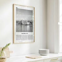 Panama City Print Black and White Panama No 2, Panama City Wall Art, Panama City Poster, Panama City, Ciudad de Panamá Posters, Panama